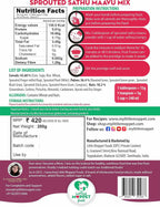 Little Moppet Foods Sprouted Sathu Maavu Mix for Babies - Free from Added Salt & Sugar with 6 Sprouted Ingredients | Grocsy