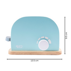 Nesta Toys Wooden Bread Pop-up Toaster (Blue), Kitchen Set Toy, Play Food, Pretend Play Toys for Kids (3+ Years) | Grocsy