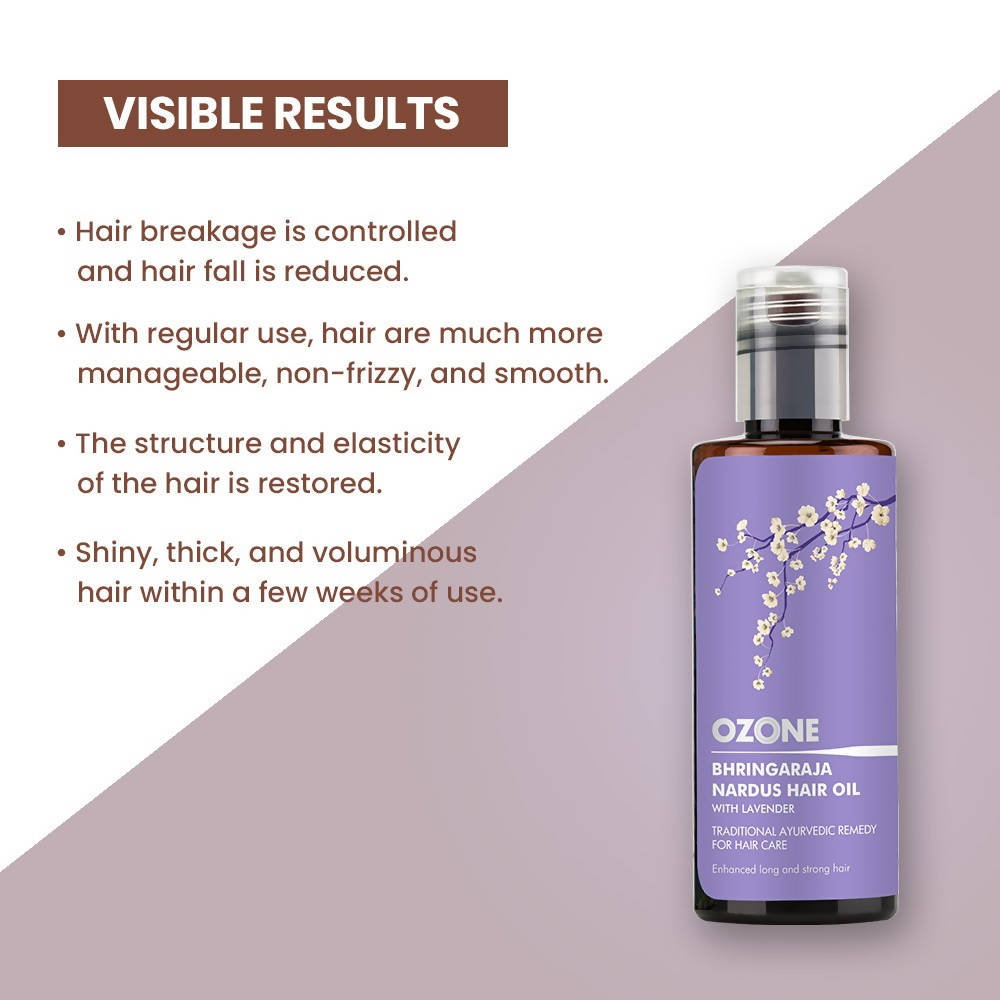 Ozone Bhringaraja Nardus Hair Oil | Grocsy