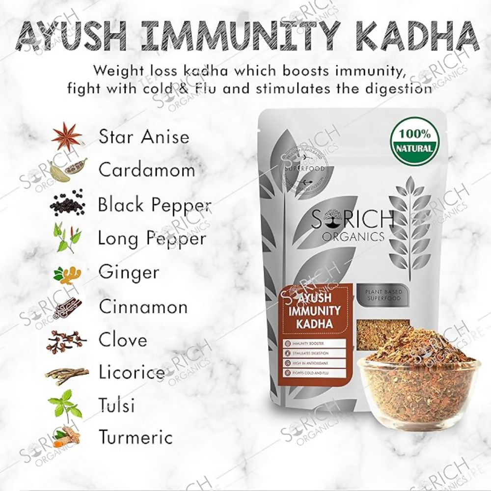Sorich Organics Ayush Immunity Booster Kadha | Grocsy