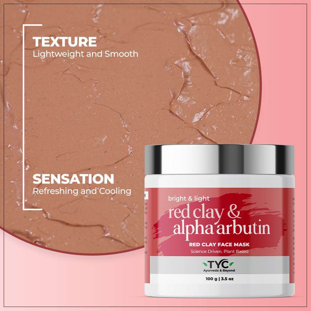 TYC Red Clay Face Mask | Grocsy