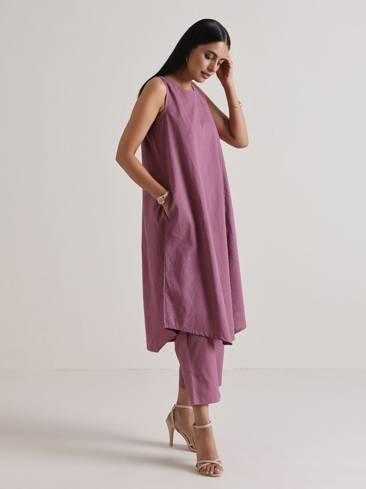 trueBrowns Orchid Panelled Co-ord Set | Grocsy