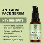 Nuerma Science Anti Acne Face Serum | Clear, Calm, and Brighten Skin | Grocsy