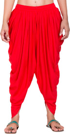 PAVONINE Red Color Solid Beetel Rayon Fabric Patiala For Women & Girls | Grocsy