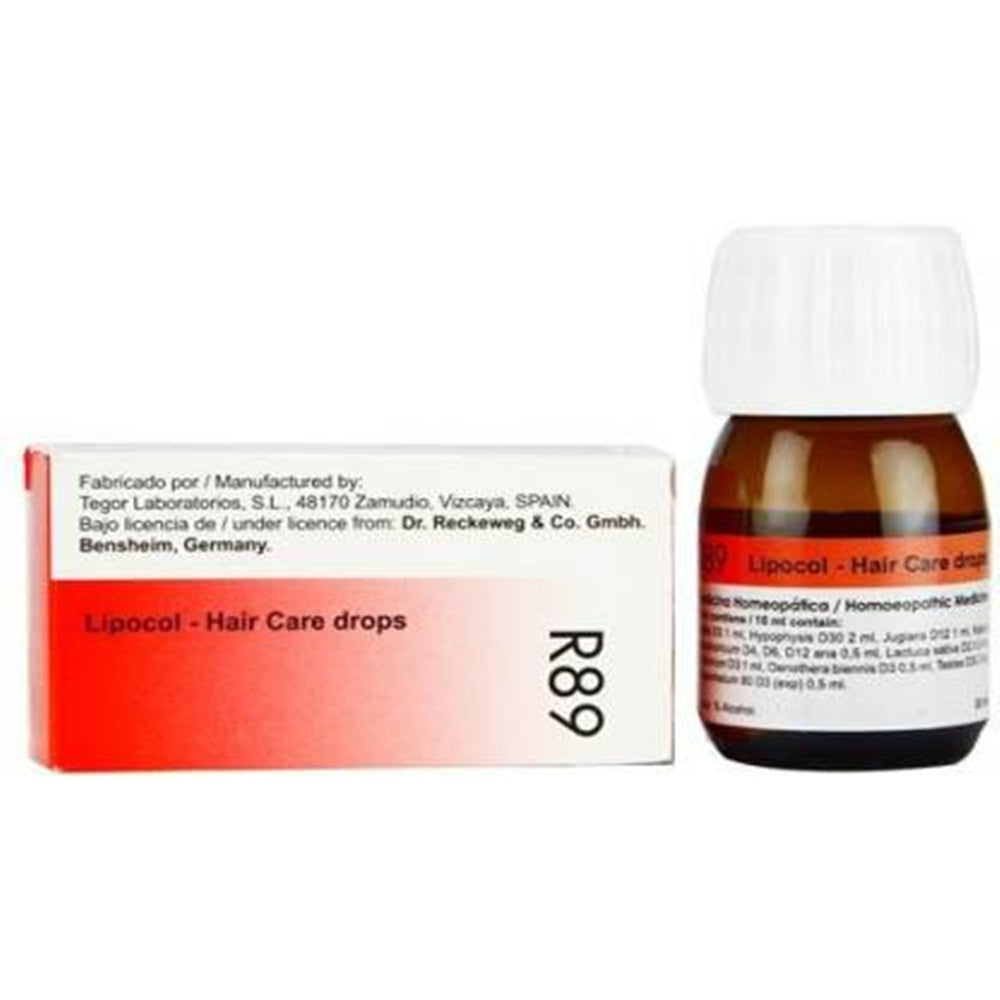 Dr. Reckeweg Lipocol R89 Hair Care Drops | Grocsy