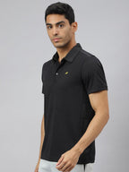 Alcis Men Train-Tech Anti-Static Slim-Fit Training Polo T-Shirt | Grocsy