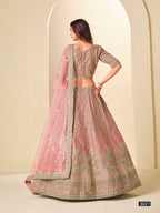Anaita Pink Art Silk Lehenga Choli With Heavy Embroidery Work | Grocsy