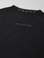 MKH Typography Printed Long Sleeve Relaxed Fit Dri-FIT Sports T-shirt | Grocsy