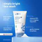 Plum 2% Niacinamide and Rice Water Face Wash and Moisturiser Combo | Grocsy
