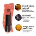Ruby's Organics Lipstick - Rhubarb | Grocsy