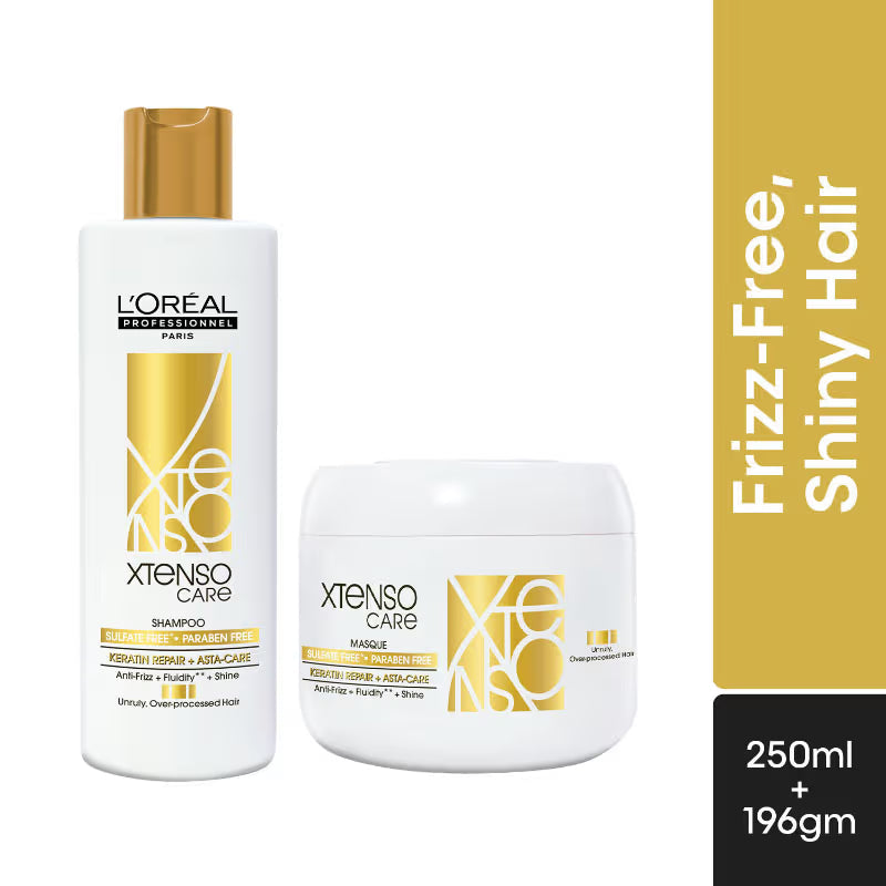 L'oreal Paris Professionnel Xtenso Care Shampoo & Mask | Grocsy