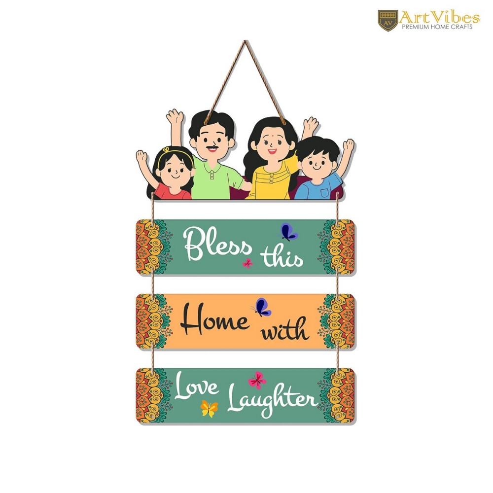 Artvibes Home Quote Wooden Wall Hangings Decor For Home | Grocsy