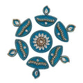 Kundan HandiKrafts Handmade Kundan Rangoli | Grocsy
