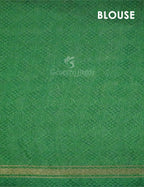Combo of Off White and Mango Green Patan Patola Semi Chanderi Saree By Gayathri Reddy Designer Studio | Grocsy