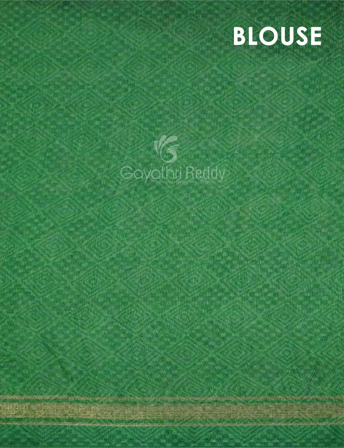 Combo of Off White and Mango Green Patan Patola Semi Chanderi Saree By Gayathri Reddy Designer Studio | Grocsy