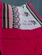 Block Print Light Pista Coloured Mulmul Cotton Saree By Gayathri Reddy Designer Studio | Grocsy
