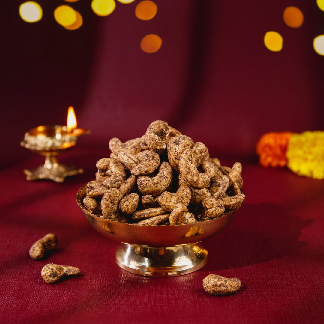Shree Mithai Dry Roasted Pepper Cashew | Grocsy