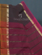 Dual Shades of Brown Pure Mangalgiri Cotton By Gayathri Reddy Designer Studio | Grocsy