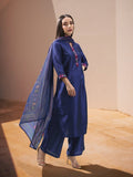 All About You Thread Work Kurta with Palazzos & Dupatta | Grocsy
