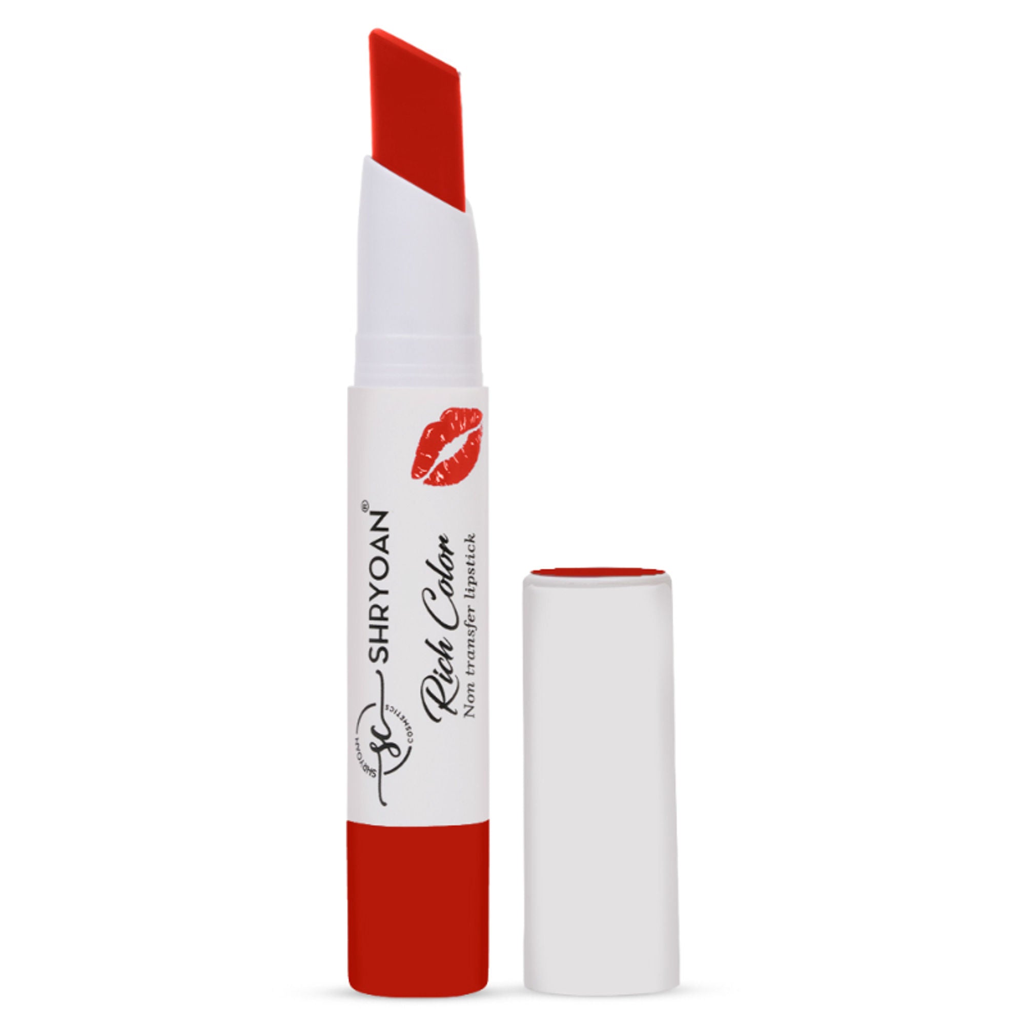 Shryoan Rich Color Non-Transfer Long Stay Creamy Lipstick - Grape Fruit 15 - Orange Bite - 08 | Grocsy