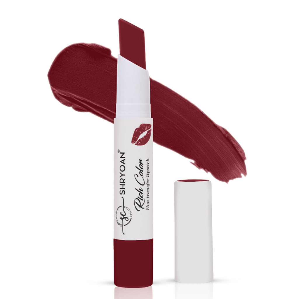 Shryoan Rich Color Non-Transfer Long Stay Creamy Lipstick - Grape Fruit 15 - Grape Fruit - 15 | Grocsy