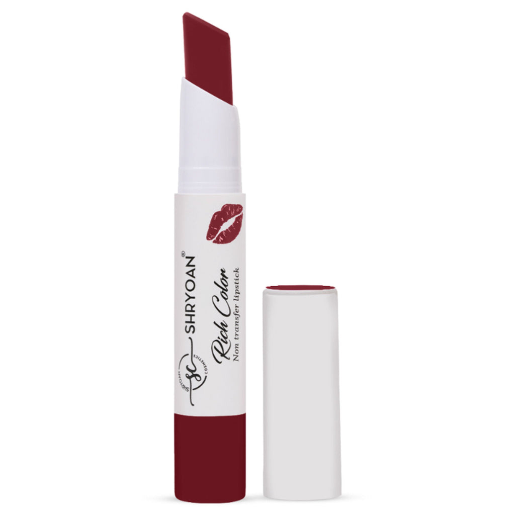 Shryoan Rich Color Non-Transfer Long Stay Creamy Lipstick - Grape Fruit 15 - Grape Fruit - 15 | Grocsy