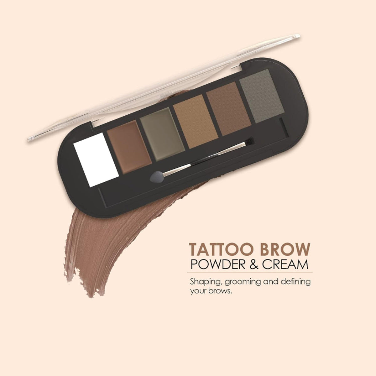 Shryoan Tattoo Brow Powder & Cream Eyebrow Palette - 2 A | Grocsy