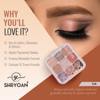 Shryoan Long Lasting My Eyes Up Matte & Shimmer Eyeshadow Palette - 1 | Grocsy