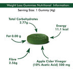 Man Matters Lean Weight Gummies For Men (Sugar Free) - Green Apple Flavor | Grocsy