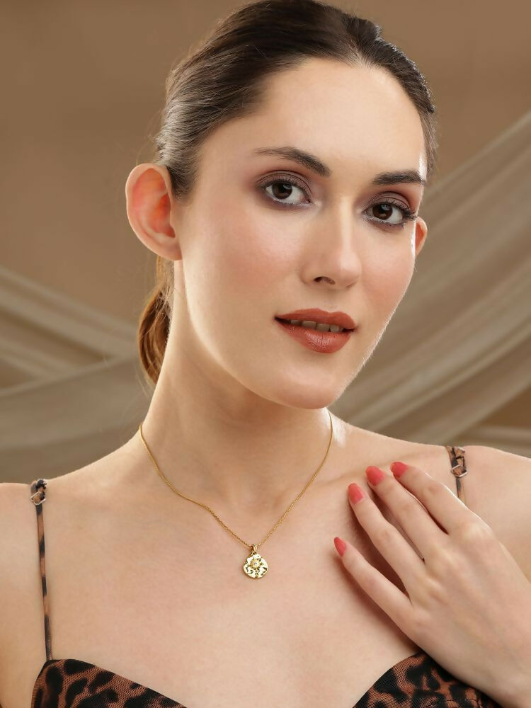 Golden Drop Earrings - Ruby Raang | Grocsy