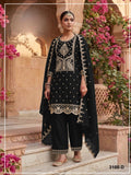 Anaita Black Vichitra Silk Suit with Embroidery & Sequence Work | Grocsy