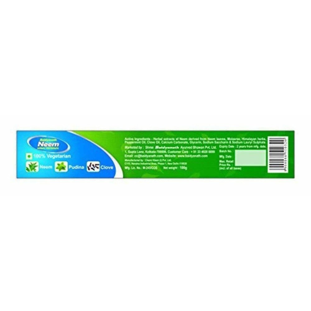 Baidyanath Neem Toothpaste 100gm | Grocsy