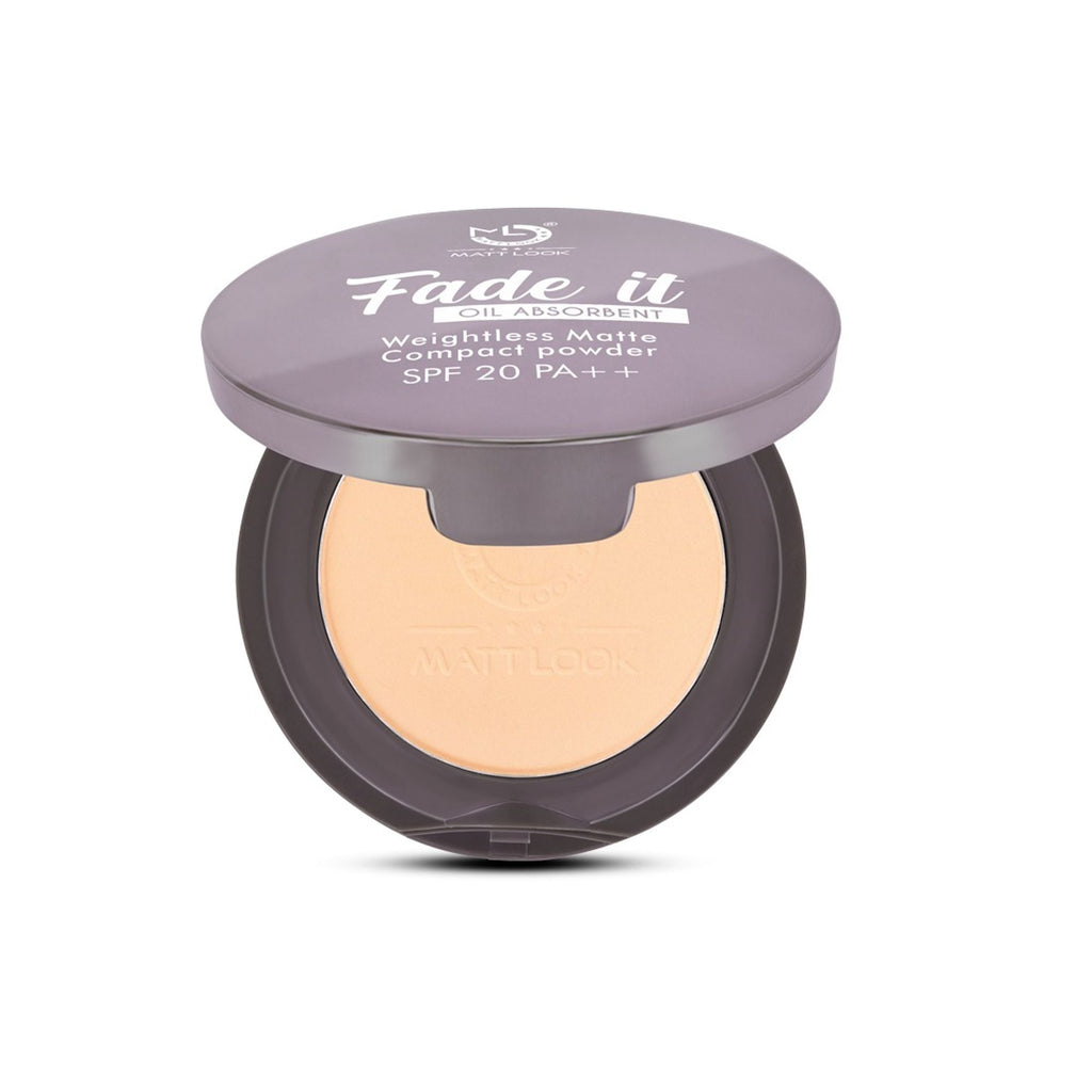 Matt Look Fade If Oil Absorbent Compact - 03 Warm Nude | Grocsy