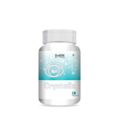 Vokin Biotech Crystalix Complete Eye Health Formula To Maintain Healthy Eyes Capsules | Grocsy