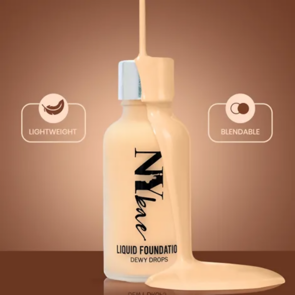 NY Bae Dewy Drops Foundation - Cafe Au Lait 9 | Grocsy