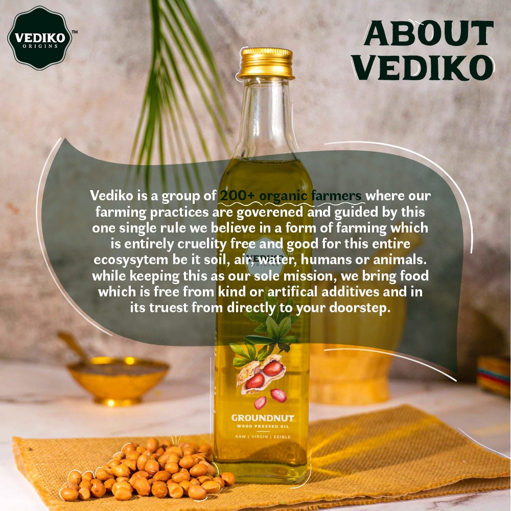 Vediko Origins Groundnut Oil | Grocsy