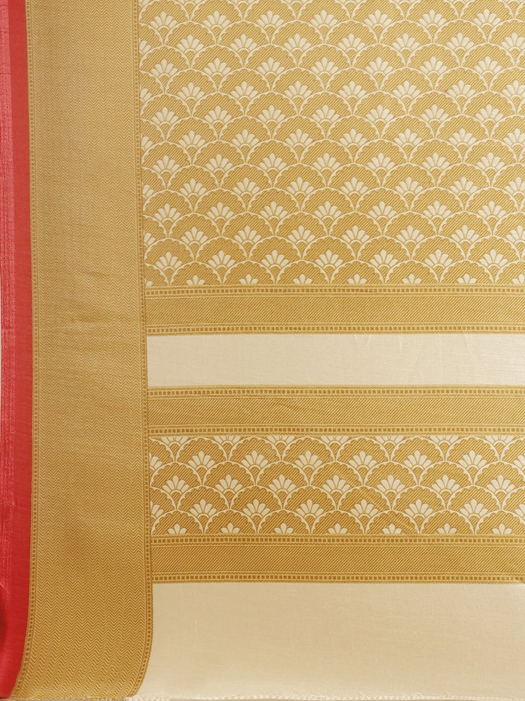 Saree Mall Beige & Cream-Coloured Printed Saree | Grocsy