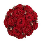 Red Rose Juda With Gold Pollens | Grocsy
