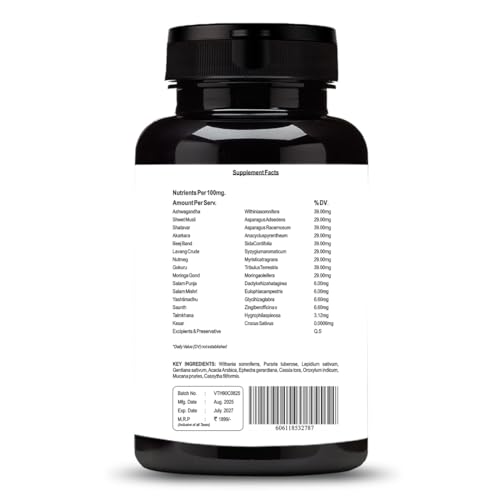 Vokin Biotech Original Height Veda Supreme Formula Capsules | Grocsy