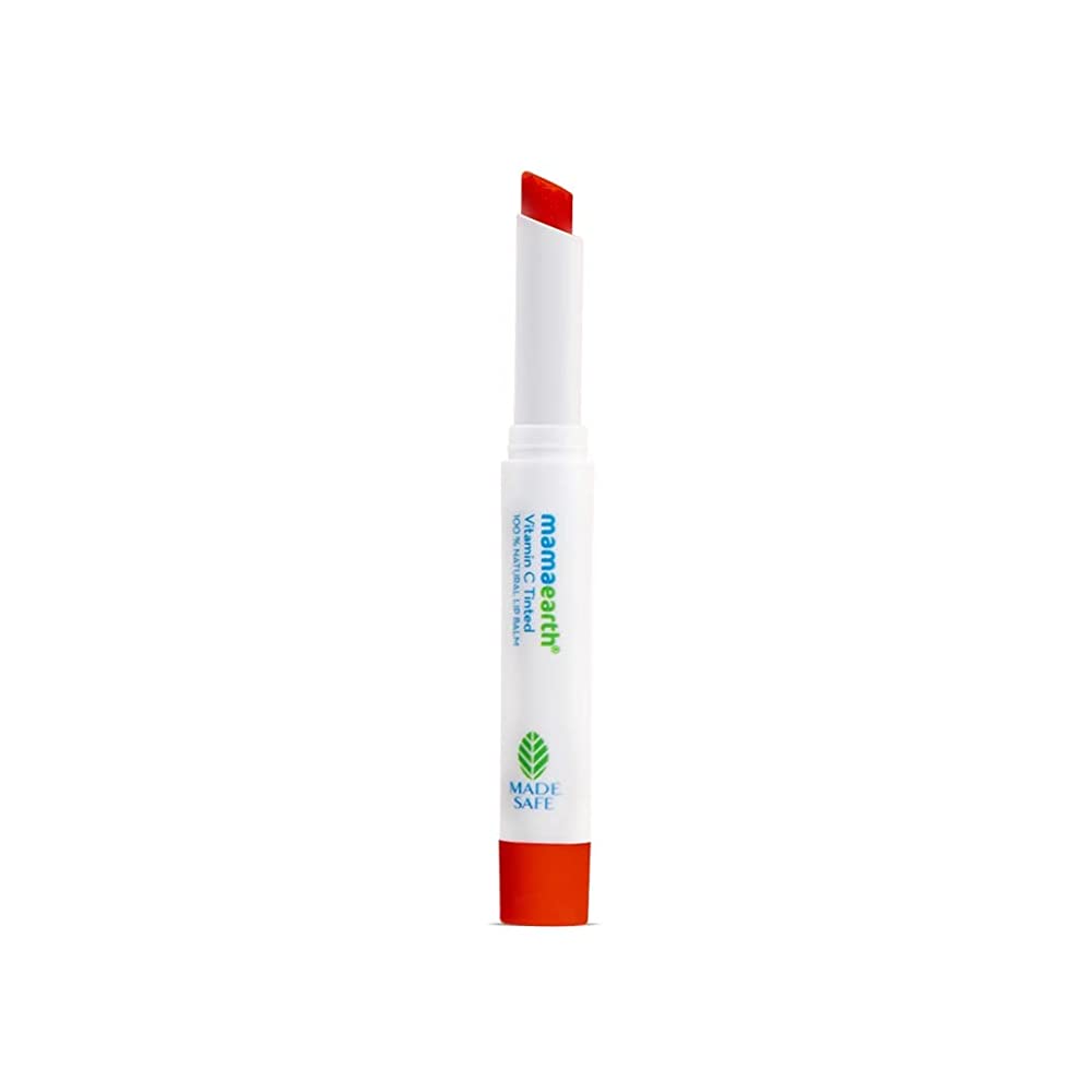Mamaearth Vitamin C Tinted 100% Natural Lip Balm | Grocsy