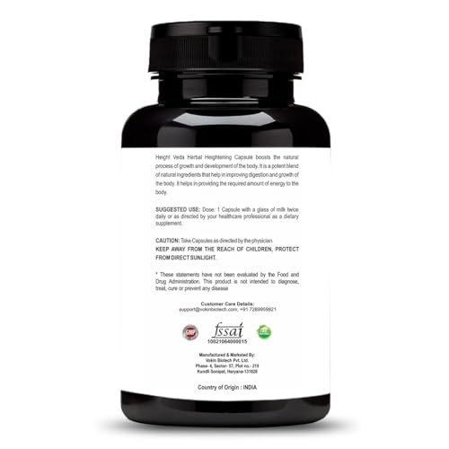 Vokin Biotech Original Height Veda Supreme Formula Capsules | Grocsy