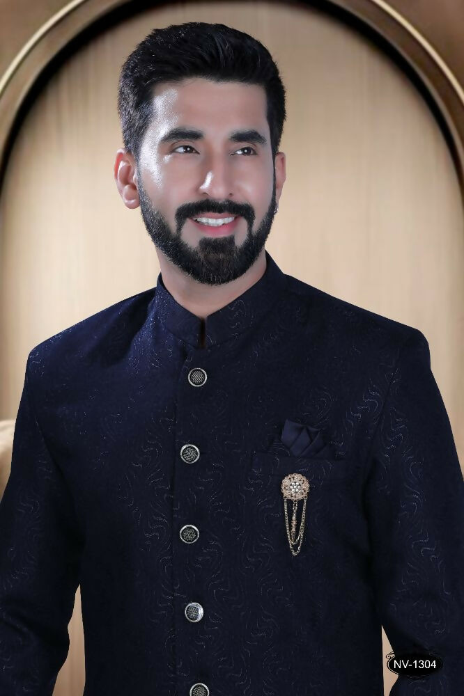 Joban Fashion Men's Blue TR Kurta with Pyjama | Grocsy