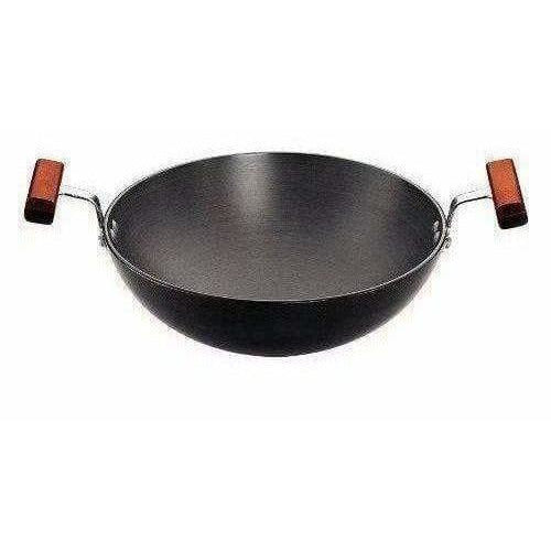 Hard Anodised Round Bottom Deep-Fry Pan | Grocsy