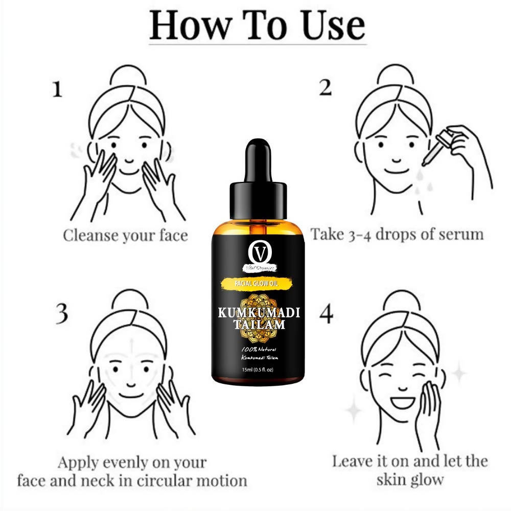 Vital Organics Kumkumadi Tailam Oil | Grocsy