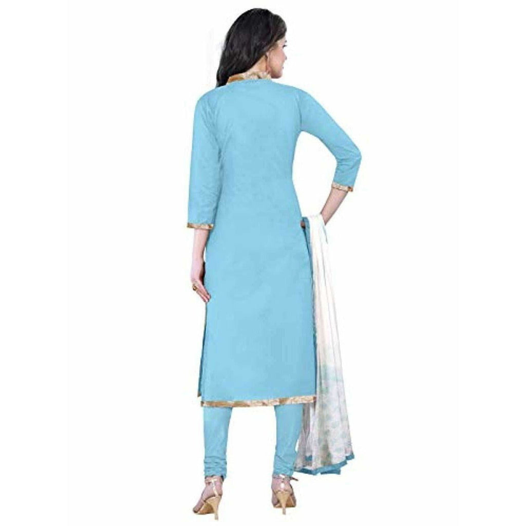 Cotton Salwar Suit Blue | Grocsy