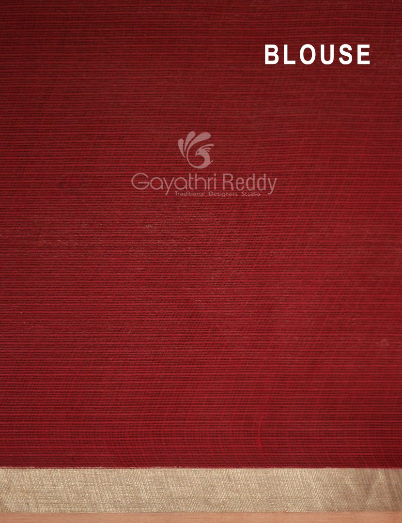Shades of Light Chikoo Colour With Patola Design Pure Kota Cotton Saree By Gayathri Reddy Designer Studio | Grocsy