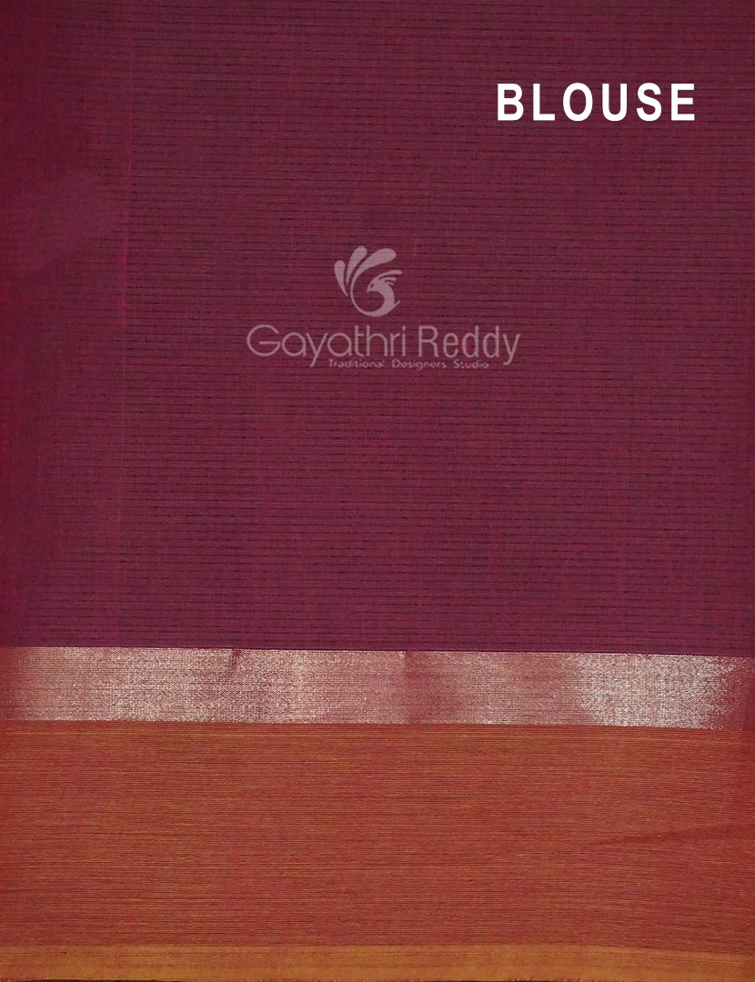 Dual Shades of Brown Pure Mangalgiri Cotton By Gayathri Reddy Designer Studio | Grocsy