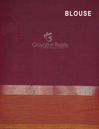 Dual Shades of Brown Pure Mangalgiri Cotton By Gayathri Reddy Designer Studio | Grocsy