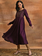 Aks Ethnic Motifs Printed Anarkali Kurta | Grocsy