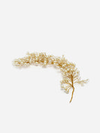 Panash Women Gold-Toned & off White Embellished Hair Accessory | Grocsy